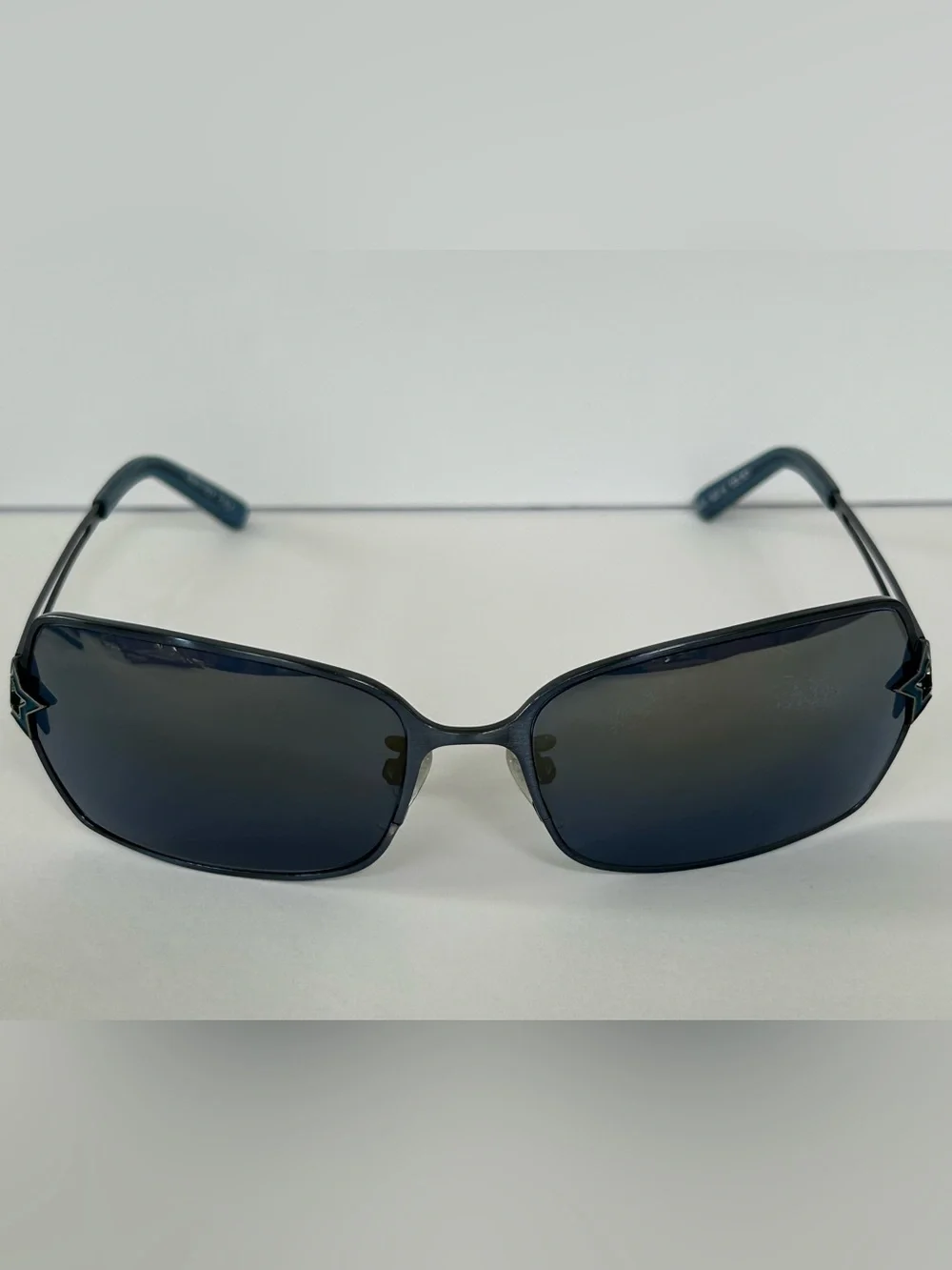 Furla Women's Sunglasses with Dark Blue/Gold Mirror Lenses